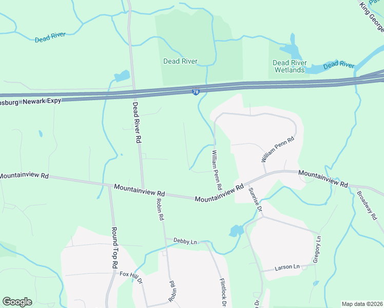 map of restaurants, bars, coffee shops, grocery stores, and more near 6 Foxglove Drive in Warren