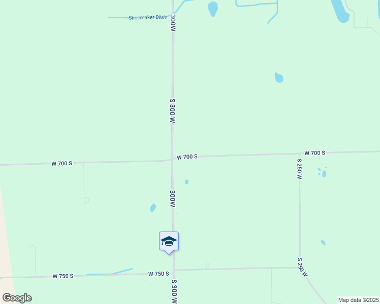 map of restaurants, bars, coffee shops, grocery stores, and more near 2919 West 700 South in Berne