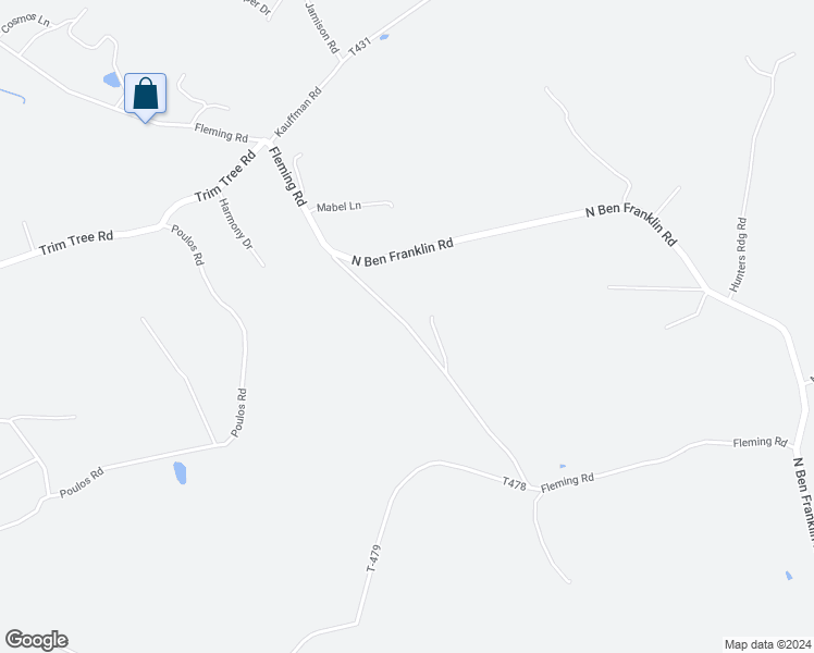 map of restaurants, bars, coffee shops, grocery stores, and more near 987 Fleming Road in Indiana