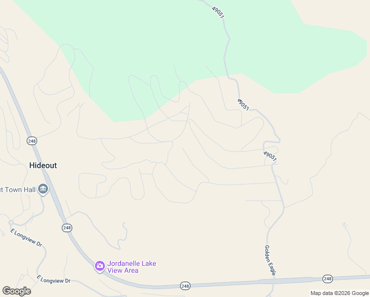 map of restaurants, bars, coffee shops, grocery stores, and more near 11114 North Wrangler Circle in Hideout