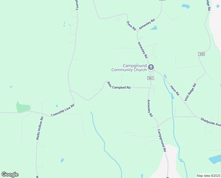 map of restaurants, bars, coffee shops, grocery stores, and more near 1457 John Campbell Road in Wellsville