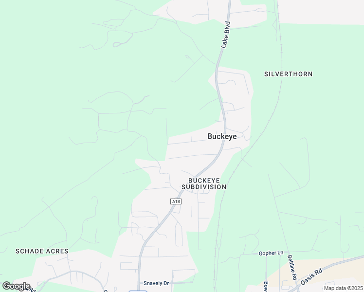 map of restaurants, bars, coffee shops, grocery stores, and more near 17777 Irish Road in Redding