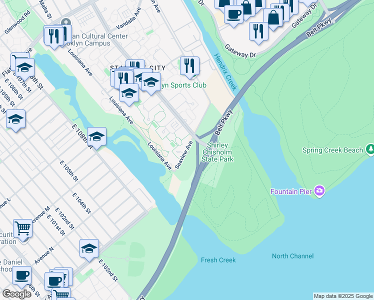 map of restaurants, bars, coffee shops, grocery stores, and more near in Brooklyn