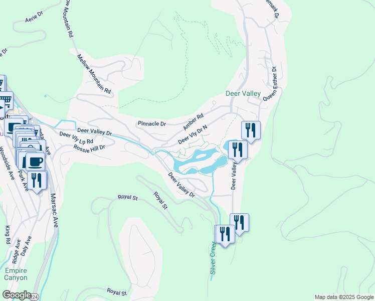 map of restaurants, bars, coffee shops, grocery stores, and more near 1556-1798 Deer Valley Drive North in Park City