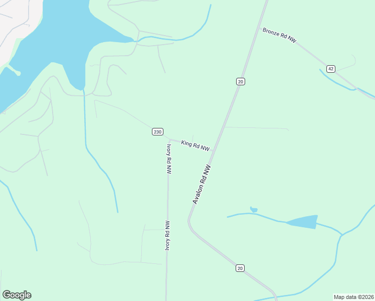 map of restaurants, bars, coffee shops, grocery stores, and more near 4084 King Road Northwest in Carrollton