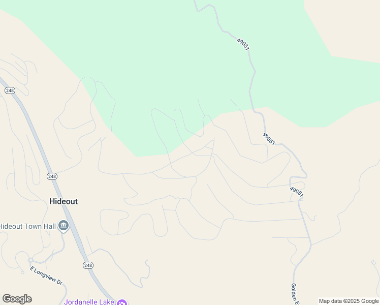 map of restaurants, bars, coffee shops, grocery stores, and more near 1808 East Outlaw Road in Hideout