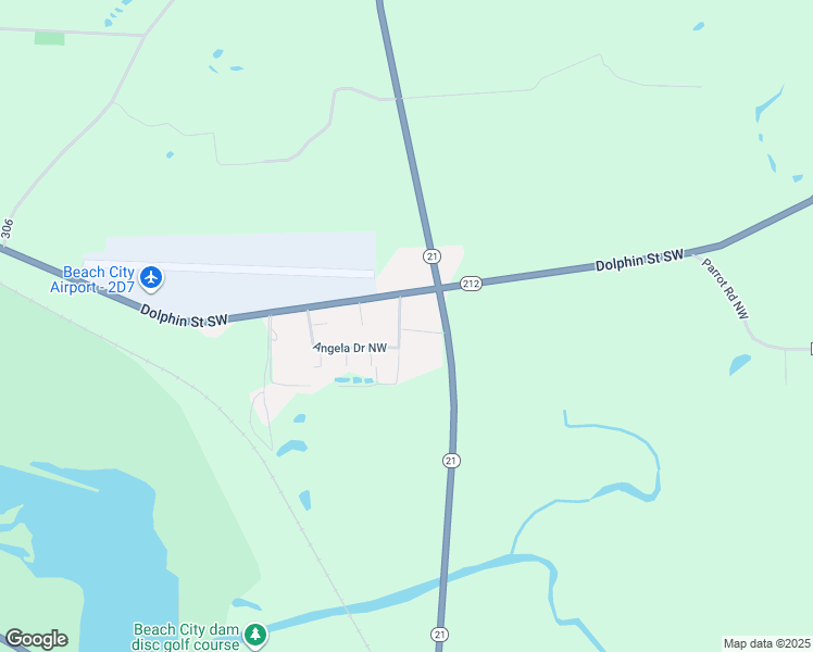 map of restaurants, bars, coffee shops, grocery stores, and more near 5088 Ohio 212 in Beach City