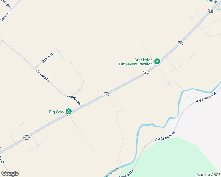 map of restaurants, bars, coffee shops, grocery stores, and more near 6671 Pennsylvania 655 in Reedsville