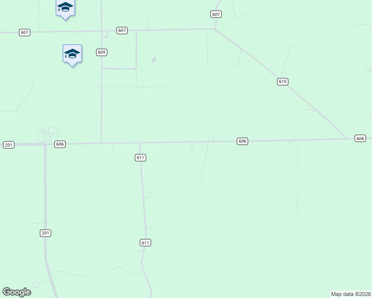 map of restaurants, bars, coffee shops, grocery stores, and more near 6070 Township Road 606 in Fredericksburg