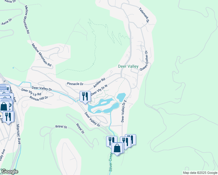 map of restaurants, bars, coffee shops, grocery stores, and more near in Park City