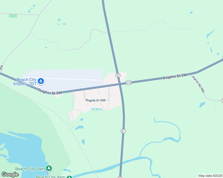 map of restaurants, bars, coffee shops, grocery stores, and more near 5088 Ohio 212 in Beach City