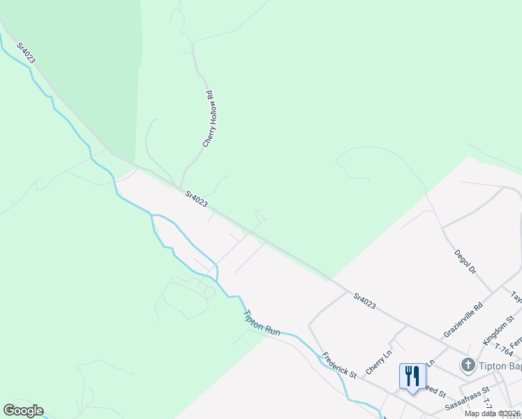 map of restaurants, bars, coffee shops, grocery stores, and more near 776 Sr4023 in Tyrone