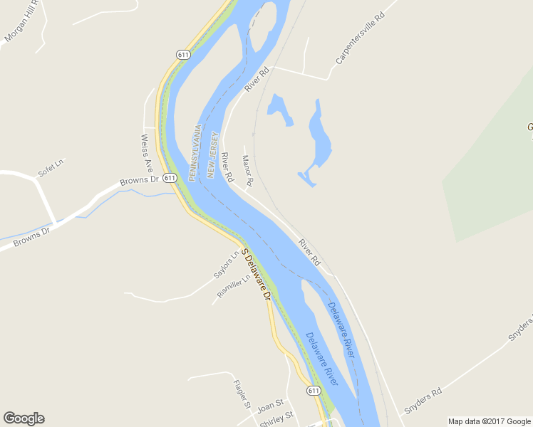 map of restaurants, bars, coffee shops, grocery stores, and more near 493 River Road in Phillipsburg