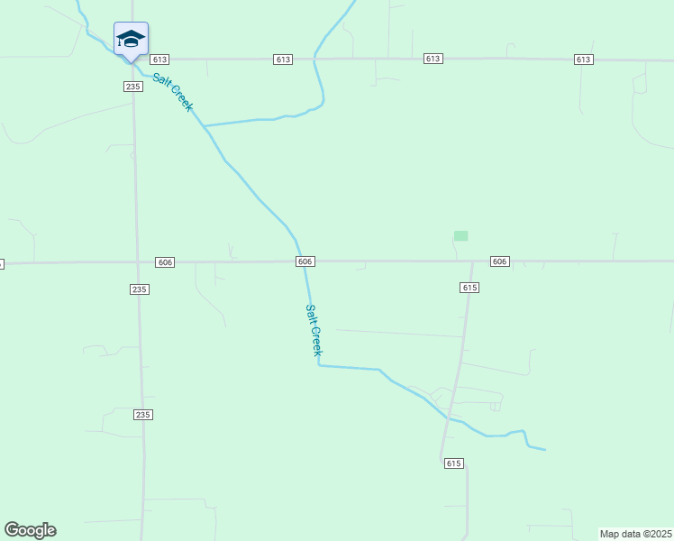 map of restaurants, bars, coffee shops, grocery stores, and more near 5150 Township Road 606 in Fredericksburg