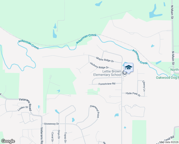 map of restaurants, bars, coffee shops, grocery stores, and more near 91 Hickory Ridge Court in Morton