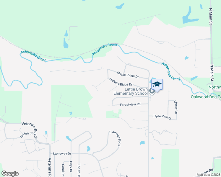 map of restaurants, bars, coffee shops, grocery stores, and more near 91 Hickory Ridge Court in Morton