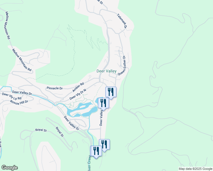 map of restaurants, bars, coffee shops, grocery stores, and more near 101 Deer Valley Drive East in Park City