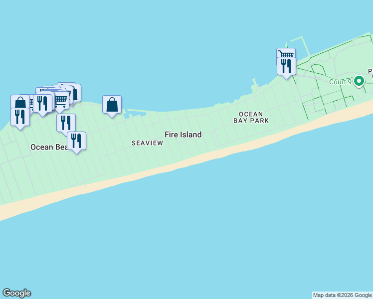 map of restaurants, bars, coffee shops, grocery stores, and more near 51 Juniper Avenue in Ocean Beach