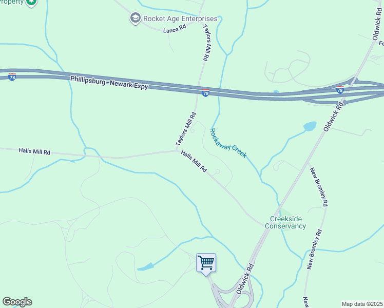 map of restaurants, bars, coffee shops, grocery stores, and more near 202 Halls Mill Road in Lebanon