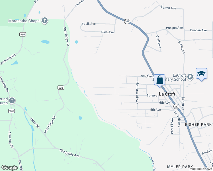 map of restaurants, bars, coffee shops, grocery stores, and more near 942 8th Avenue in East Liverpool