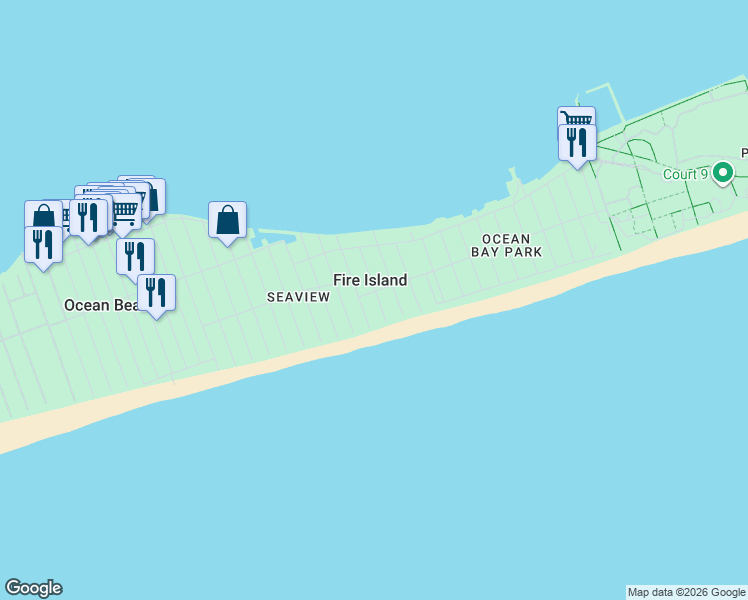 map of restaurants, bars, coffee shops, grocery stores, and more near 51 Juniper Avenue in Ocean Beach