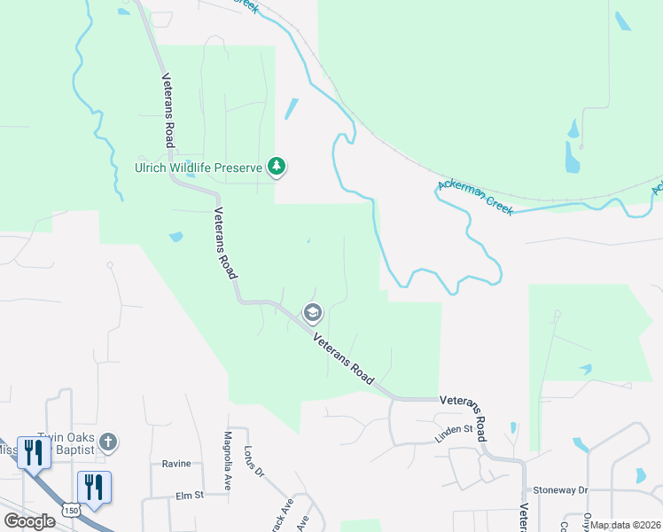 map of restaurants, bars, coffee shops, grocery stores, and more near 272 Hires Trce in Morton