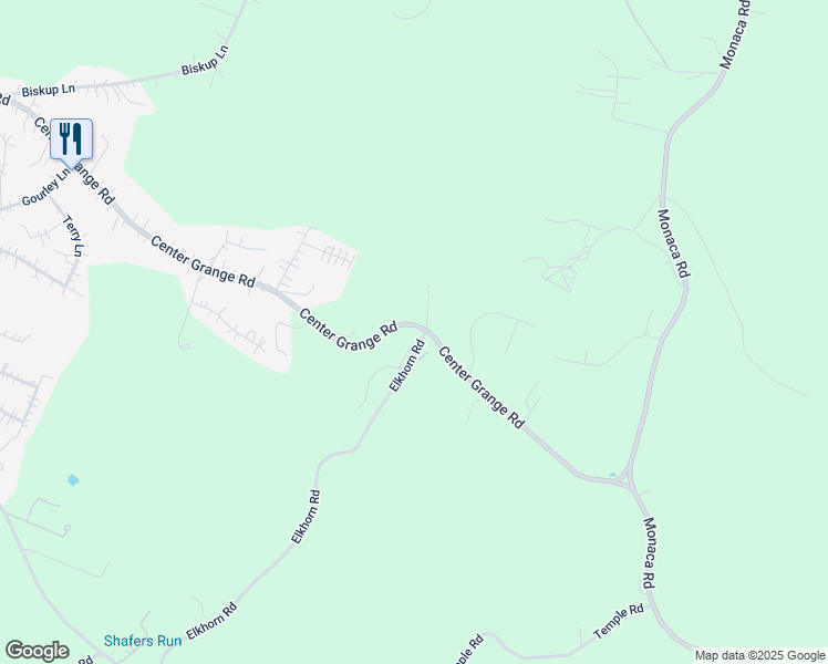 map of restaurants, bars, coffee shops, grocery stores, and more near 502 Center Grange Road in Monaca