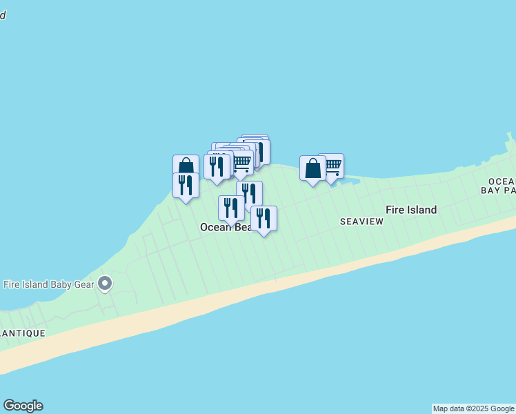 map of restaurants, bars, coffee shops, grocery stores, and more near 667 Ocean Breeze in Ocean Beach