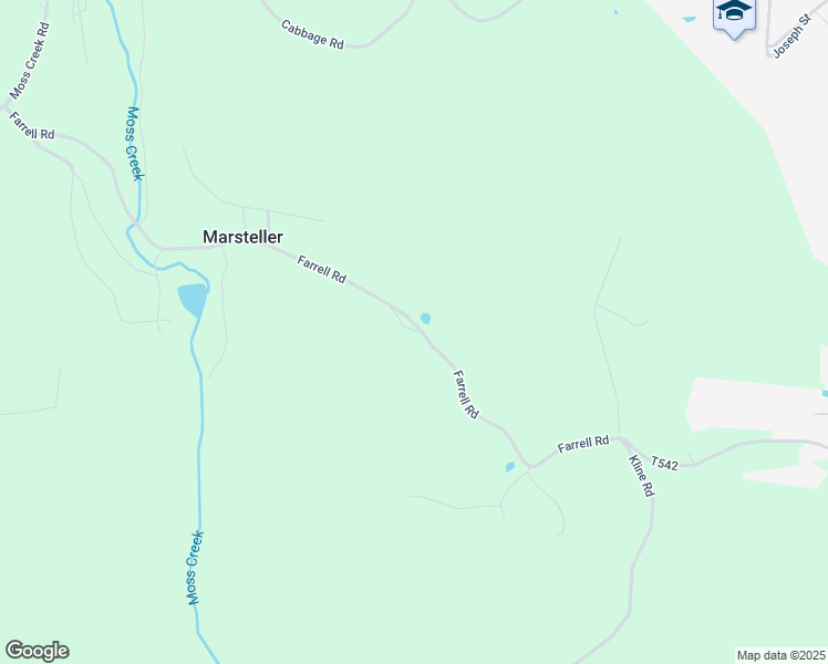 map of restaurants, bars, coffee shops, grocery stores, and more near in Marsteller