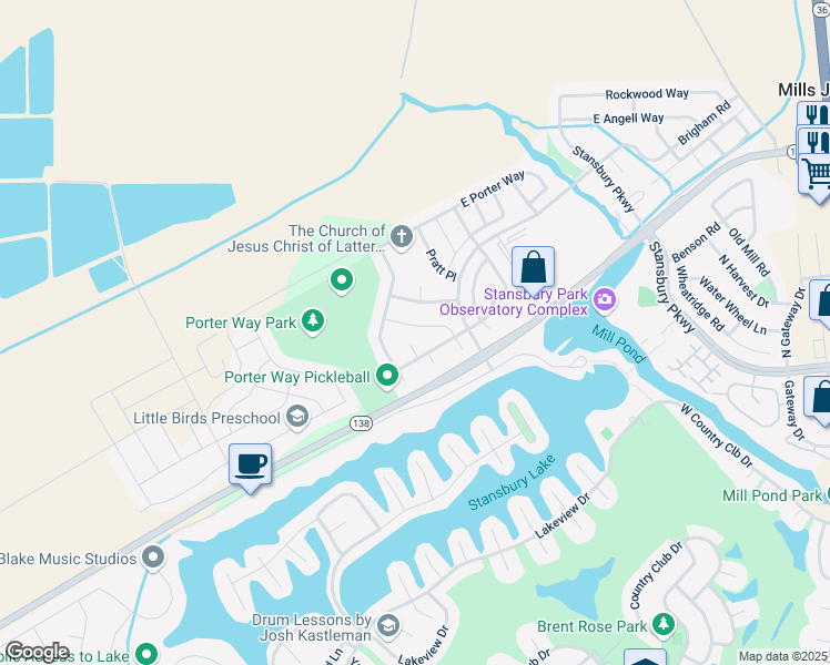 map of restaurants, bars, coffee shops, grocery stores, and more near 6559 North Valley Point Way in Tooele
