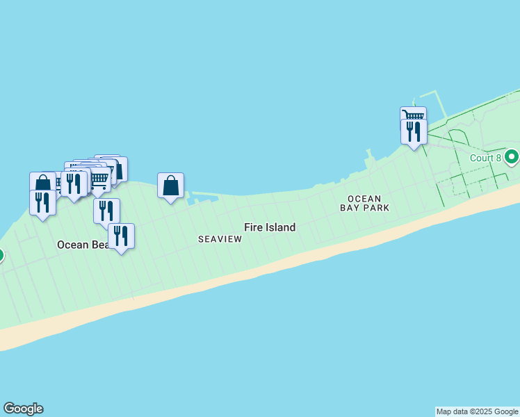 map of restaurants, bars, coffee shops, grocery stores, and more near 31 Juniper Avenue in Ocean Beach