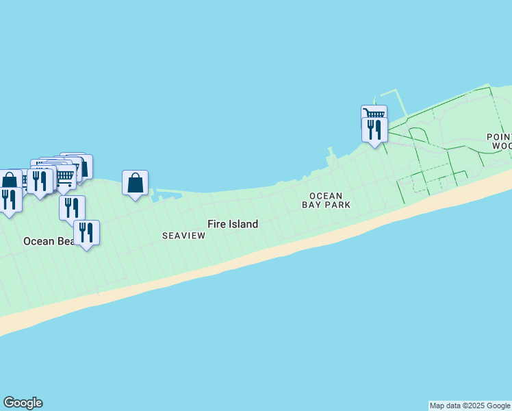 map of restaurants, bars, coffee shops, grocery stores, and more near 34 Laurel Avenue in Ocean Beach