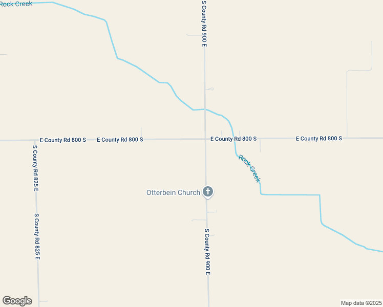 map of restaurants, bars, coffee shops, grocery stores, and more near 8946 East 800 South in Walton