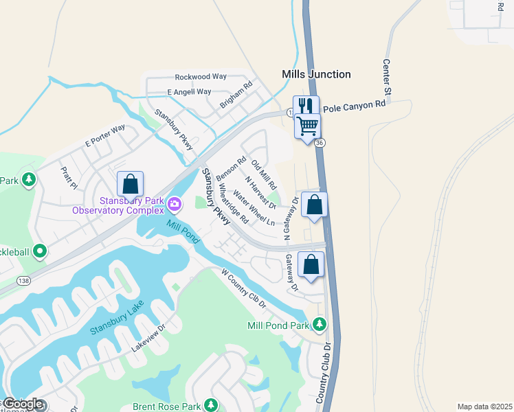 map of restaurants, bars, coffee shops, grocery stores, and more near 501 Water Wheel Lane in Tooele