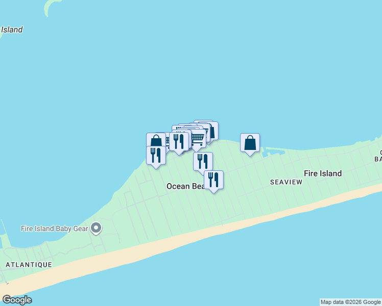 map of restaurants, bars, coffee shops, grocery stores, and more near 470 Dehnhoff Walk in Ocean Beach