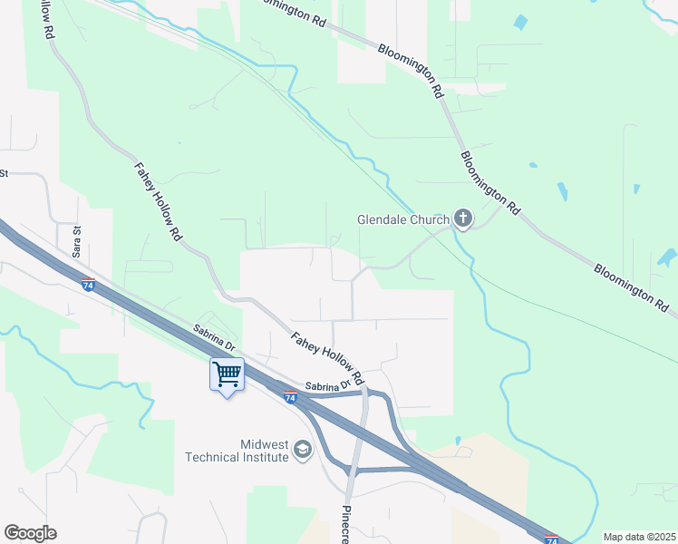 map of restaurants, bars, coffee shops, grocery stores, and more near 148 Matheny Road in East Peoria