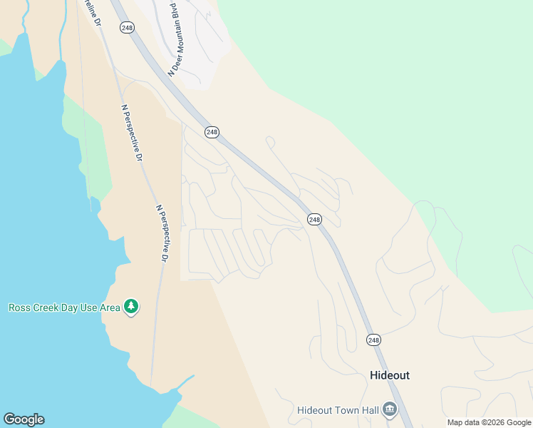 map of restaurants, bars, coffee shops, grocery stores, and more near 648 East Silver Hill Loop in Hideout