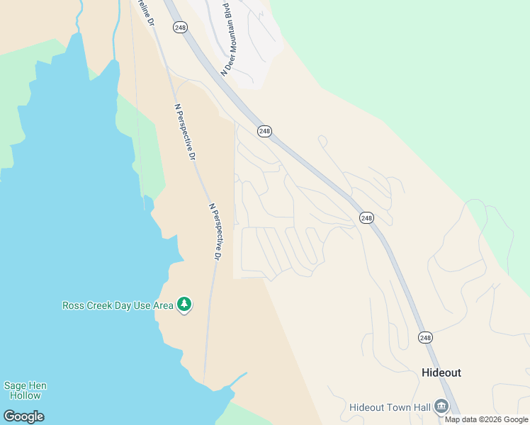 map of restaurants, bars, coffee shops, grocery stores, and more near 488 East Kayak Drive in Hideout