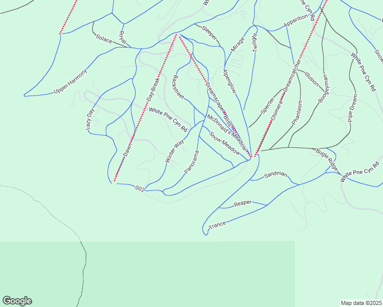 map of restaurants, bars, coffee shops, grocery stores, and more near 125 White Pine Canyon Road in Park City