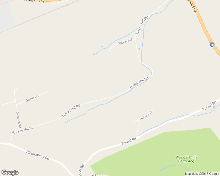 map of restaurants, bars, coffee shops, grocery stores, and more near 236 Turkey Hill Road in Bloomsbury