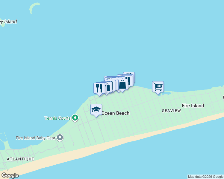 map of restaurants, bars, coffee shops, grocery stores, and more near 3 Dehnhoff Walk in Ocean Beach