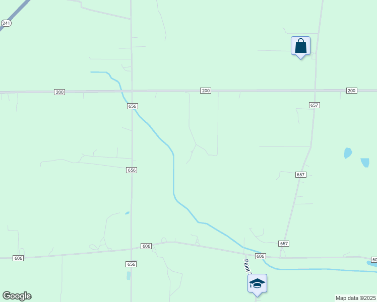 map of restaurants, bars, coffee shops, grocery stores, and more near 3474 County Road 200 in Fredericksburg