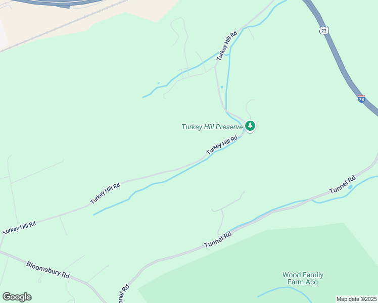 map of restaurants, bars, coffee shops, grocery stores, and more near 236 Turkey Hill Road in Bloomsbury