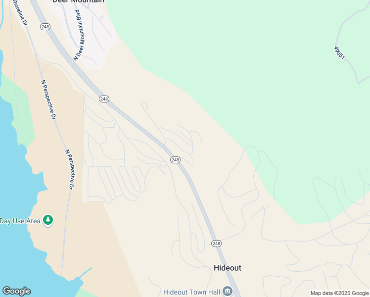 map of restaurants, bars, coffee shops, grocery stores, and more near 855 East Klaim Drive in Hideout