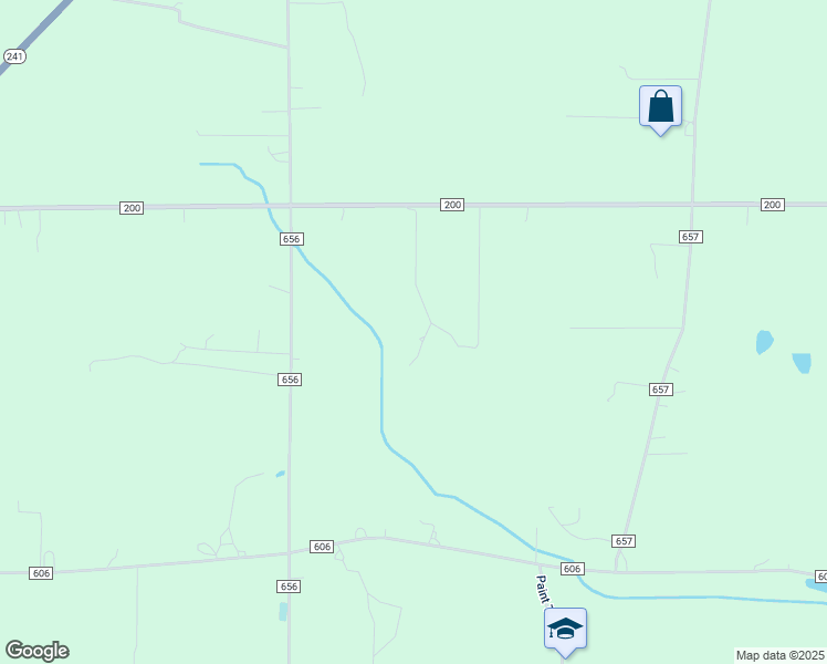 map of restaurants, bars, coffee shops, grocery stores, and more near 3474 County Road 200 in Fredericksburg