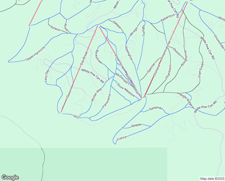 map of restaurants, bars, coffee shops, grocery stores, and more near 125 White Pine Canyon Road in Park City
