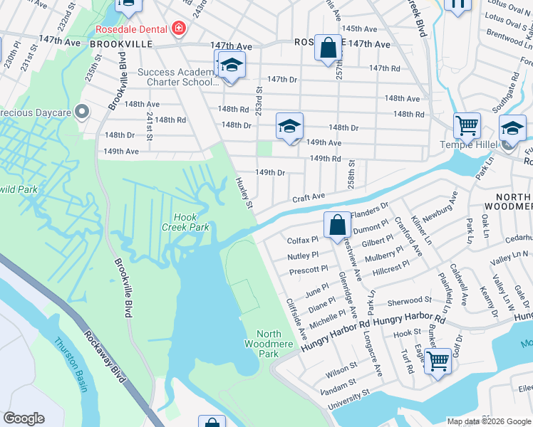 map of restaurants, bars, coffee shops, grocery stores, and more near in Queens