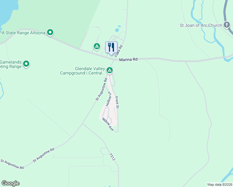 map of restaurants, bars, coffee shops, grocery stores, and more near 100-198 Front Street in Cambria