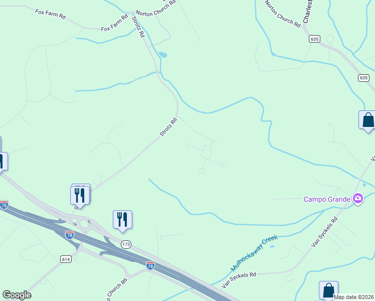 map of restaurants, bars, coffee shops, grocery stores, and more near 17 Paddock Court in Asbury