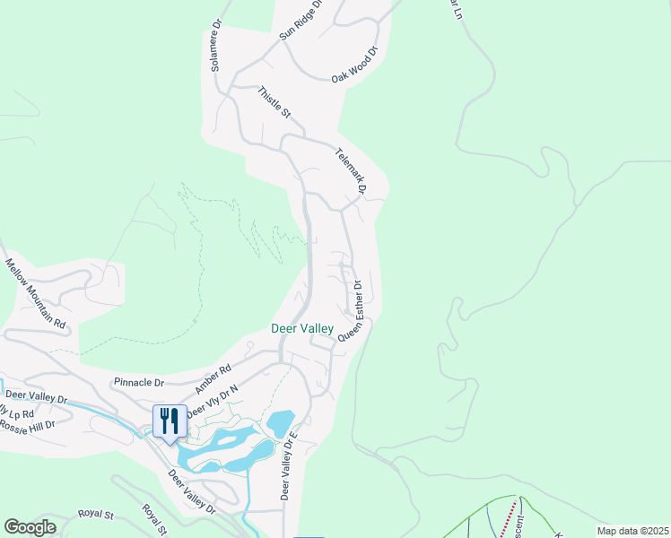map of restaurants, bars, coffee shops, grocery stores, and more near 2471 Deer Lake Drive in Park City